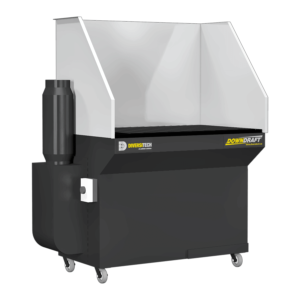 downdraft grinding deburring 0hp fpm worksurface