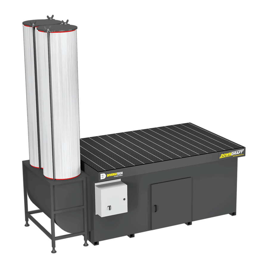 Dual-sided 4X6 Downdraft Table for Volatile Organic Compounds (VOCs)