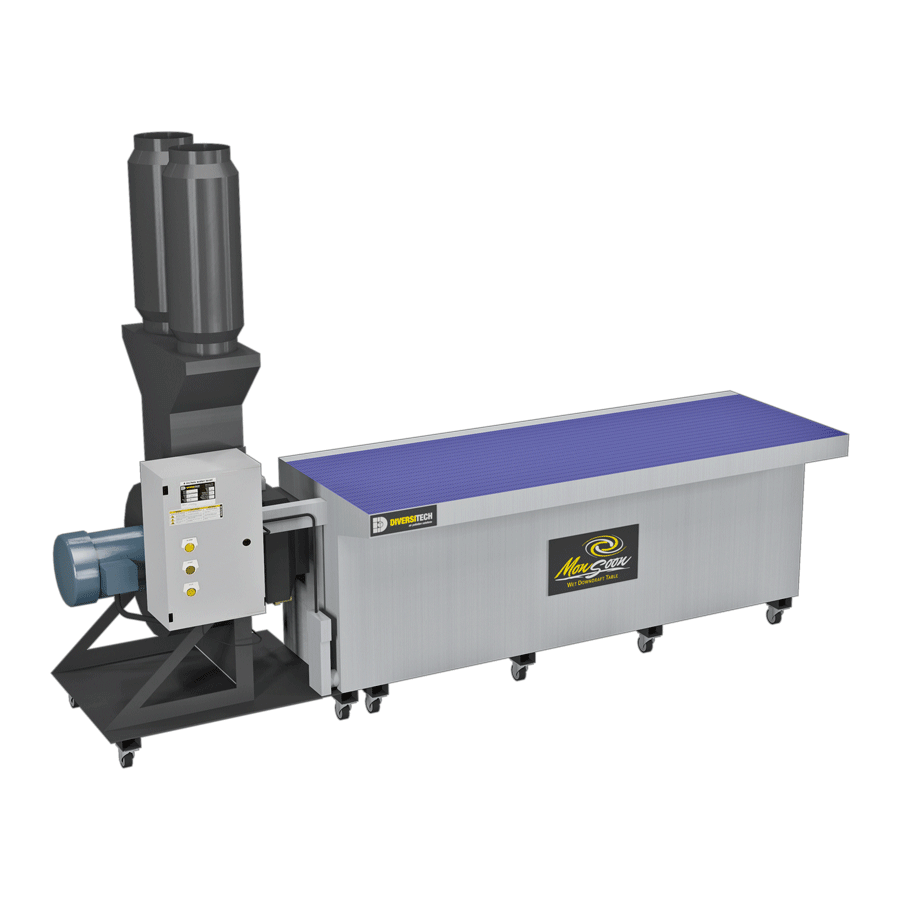 MDD-3X8 Monsoon Wet Downdraft Table (Three Phase)