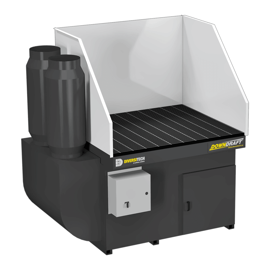 DD-3X4 Downdraft Table with Welding, Grinding, and Deburring Kit