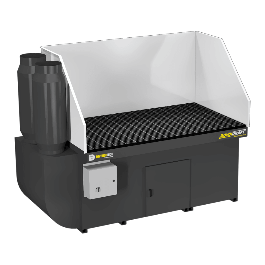 DD-3X6 Downdraft Table with Welding, Grinding, and Deburring Kit