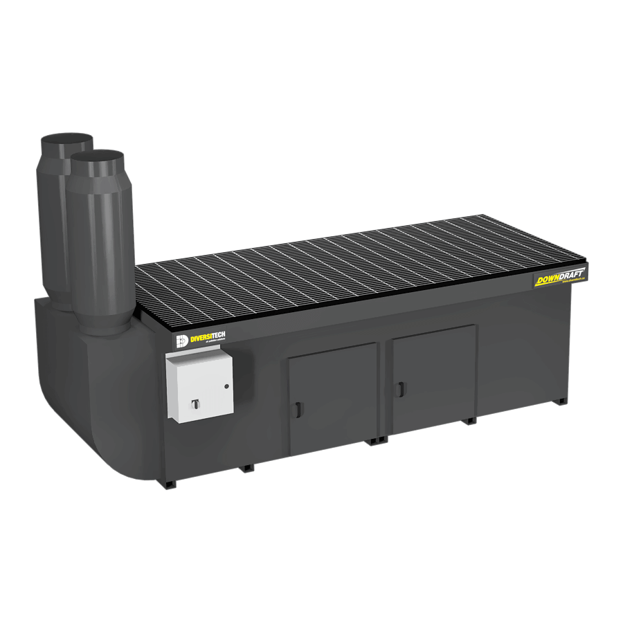 DD-3X8 Base Downdraft Table, Portable (Three Phase)