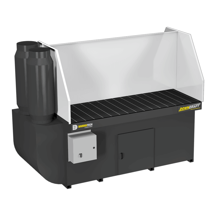 DD-4X6 Downdraft Table with Welding, Grinding, and Deburring Kit