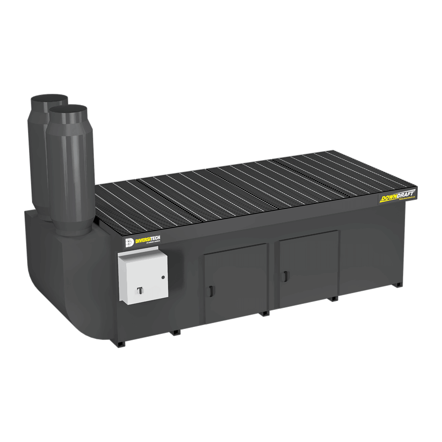DD-4X8 Base Downdraft Table, Portable (Three Phase)
