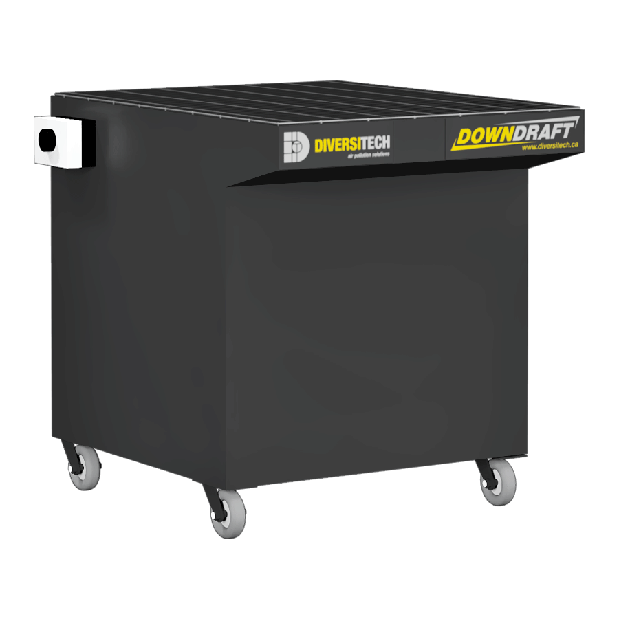 Portable Mini Downdraft Table 1200 CFM Diversitech