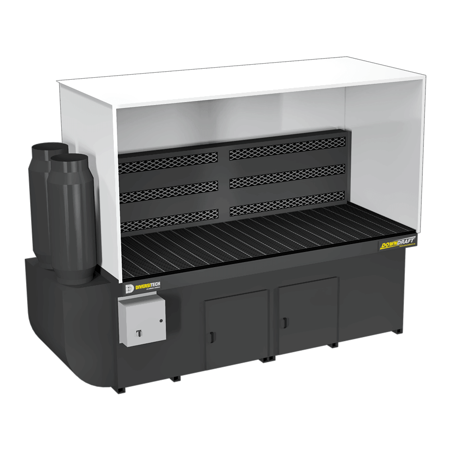 3X8 Downdraft Booth for Welding, Grinding and Deburring