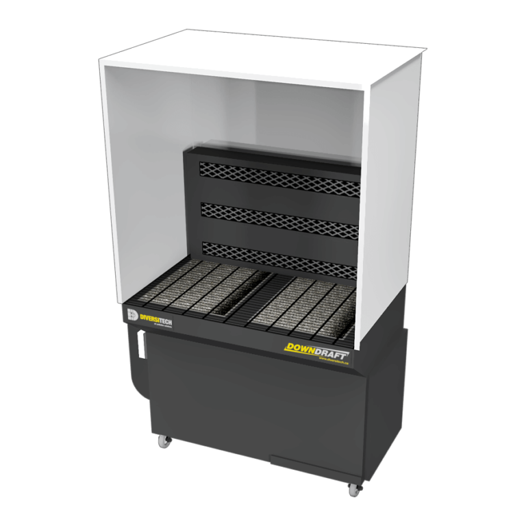2' X 4' Downdraft Booth PLA 2600CFM Diversitech Downdraft