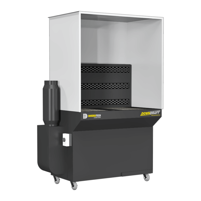 2' X 4' Downdraft Booth PLA 2600CFM Diversitech Downdraft