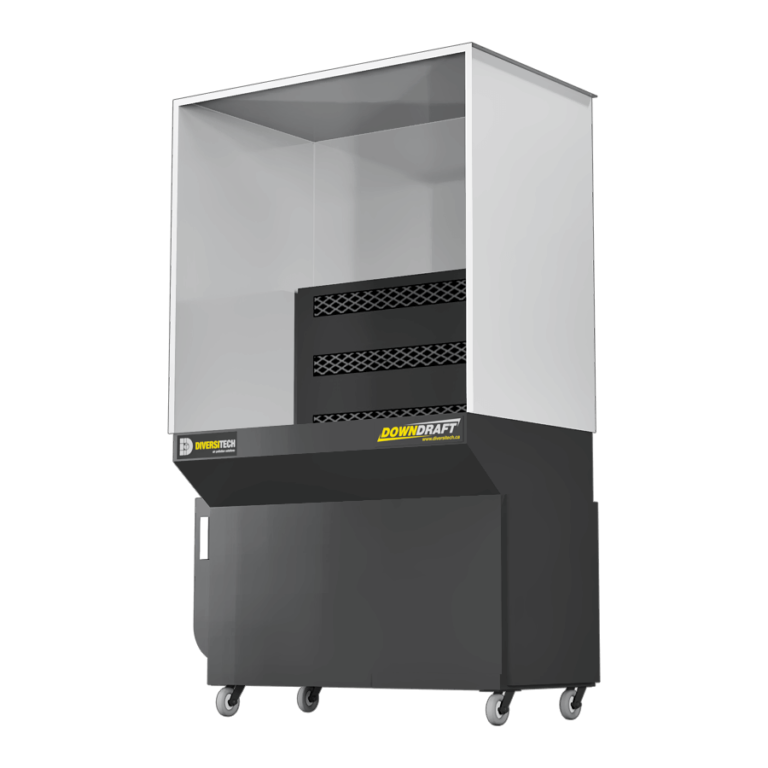 2' X 4' Downdraft Booth PLA 2600CFM Diversitech Downdraft