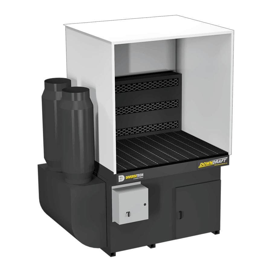 DD-3X4 Downdraft Table with Welding, Grinding, and Deburring Kit