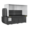 DBB-3X8 Downdraft Booth with Welding, Grinding, and Deburring Kit