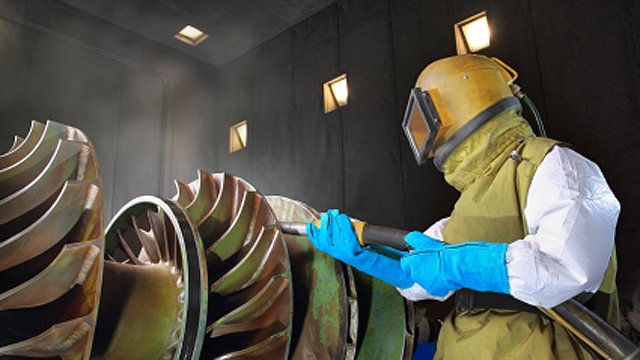 sandblasting